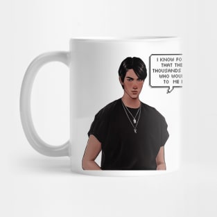 Kenji Kishimoto Funny quotes | Shatter Me series by Tahereh Mafi | Kenji, Juliette Ferrars, Aaron Warner | Shatter me sticker for book lovers Mug